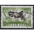 Mi 1360: 1 Ft. 20 bicoloured Insects: Field Cri...