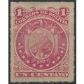 Coat of Arms: 1c - Bolivia 1887 - NM H - MiNr 22