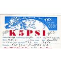 Radio Ham Ken Tharp Caldwell Texas Postcard 195...