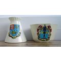 VINTAGE CRESTED CHINA BOWL & VASE, TOTLAND BAY ...