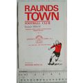1990 programme Raunds Town v. Arlesey Town