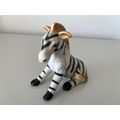 ZEBRA SITTING CERAMIC FIGURINE