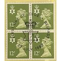 Great Britain 1980 Northern Ireland 12p Yellowi...