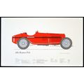 ALFA ROMEO P3b 1967 George A. Oliver cars PRINT