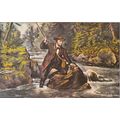 BROOK TROUT FISHING 1952 Nathaniel Currier - Ja...