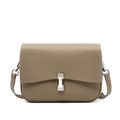 Genuine Leather Women Square Crossbody Shoulder...
