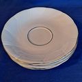 Lot 4 Jamestown China ALLEGRO SAUCERS Bread Pla...