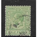 BAHAMAS 1921-37 GV 1/2d USED SG115