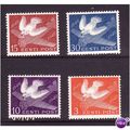 ESTONIA 1940 BIRDS SET 4 VALS U/M MINT