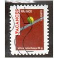 FRA 2009 (56c) 'VACANCES - TENNIS BALL' FINE US...