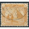 Egypt 1893 SG61 3m Yellow Fine Used....