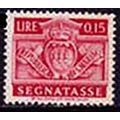 San Marino 1945 Coat of Arms 0.15L MNG Stamp