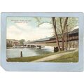 NH Manchester Covered Bridge Postcard Amoskeag ...