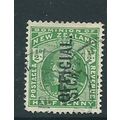 a new zealand stamps sgo73 sg o73 official used a