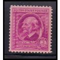 861 3c Ralph Emerson Fine Plus MNH KA2314