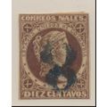 Colombia Stamp Scott #74a, Used, "8" Cancel