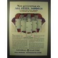 1929 General Electric Refrigerator Ad - Six Ste...