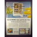 1956 RCA Whirlpool Freezer Ad - Peak of Flavor!