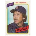 1980 Topps baseball card 81 Ted Sizemore – Red Sox