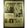 1950 Woodbury Facial Soap Ad - His blind date wore a wedding dress