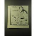 1960 Gant Shirts Ad - The pleated formal