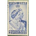 Leeward islands KGVI 1948 Royal Silver Wedding ...