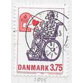 DENMARK DANMARK 1992 CARTOON LOVE LETTER POSTIN...