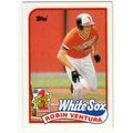 1989 Topps Robin Ventura rookie RC baseball car...