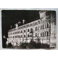 1957 postcard Blois Le Chateau Illumine