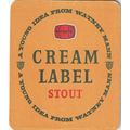 BEER MAT - WATNEYS BREWERY - CREAM LABEL STOUT ...