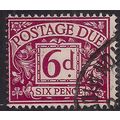 GB 1959 - 63 QE2 6d Purple Postage Due used Wmk...