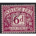 GB 1968 - 69 QE2 6d Purple Postage Due used No ...