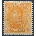 Simon Bolivar: 50c - Venezuela 1901 - NM H - Mi...