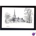 Warwickshire LADBROKE Church Art Postcard by He...
