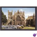 THE CATHEDRAL EXETER COLOURED POST CARD USED