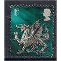 Wales GB 1999 - 02 QE2 1st Class definitive use...