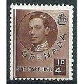 Grenada 1942 SG152a 1/4d Brown (Ordinary Paper)...