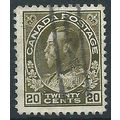 Canada 1911 SG213 20c Olive Good/Fine Used ....