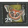 CAN 2007 25c ' INSECTS - CECROPIA MOTH' FINE US...