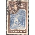 Jamaica 1938 - SG131 - 2s blue/brown - Bamboo W...