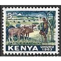 KENYA 1963 SG 1 - fine used (o) - ANIMAL