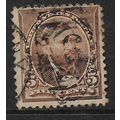 USA 1890 SG228 5c BROWN FINE USED#2