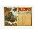 Advertising CHEMINS DE FER JURA - SIMPLON Postc...