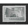 CANADA 1952 20c FORESTRY PRODUCTS SG 441 M / MINT