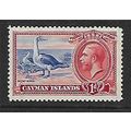CAYMAN ISLANDS 1935 1d ULTRAMARINE AND SCARLET ...