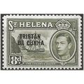 Tristan Da Cunha 1952 SG9 8d Olive-Green Mounte...