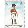 GRENADA, 45th Foot Regiment, blue 1971, ½c, #2