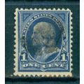 Used 264 1c Benjamin Franklin Just Clears M02982