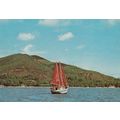 Schooner Boat on Seychelles Praslin Island Post...