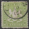 Mi 30 used 1865 Wuerttemberg Cat € 15